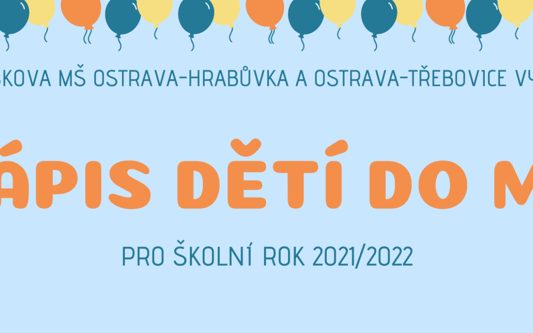 Zápis do MŠ pro šk. rok 2021/2022